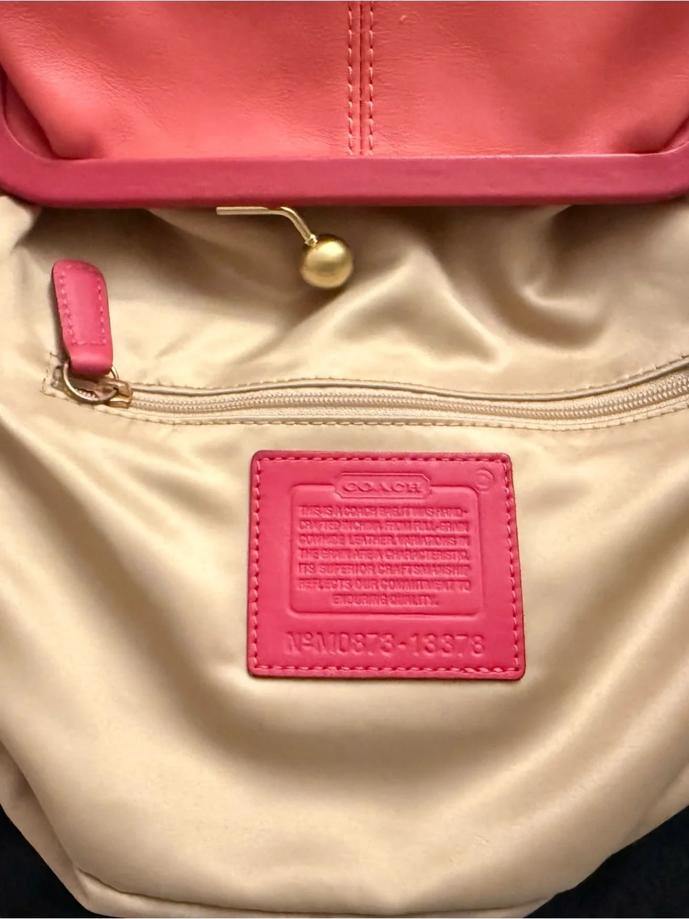Vintage coach Bonnie kisslock bag